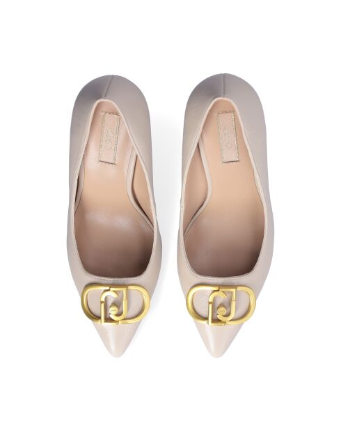 Escarpins Giusy Crème