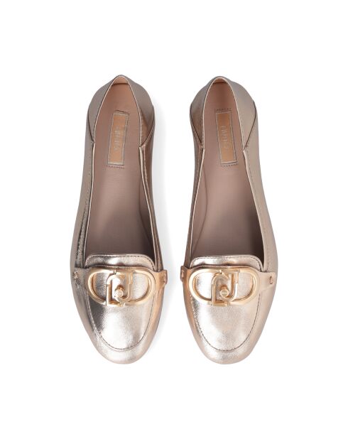 Mocassins Emel dorées