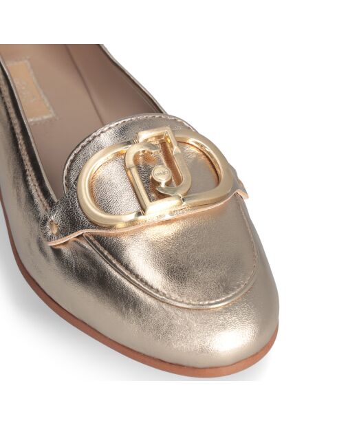 Mocassins Emel dorées