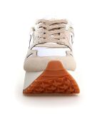 Sneakers en Cuir Anny beiges