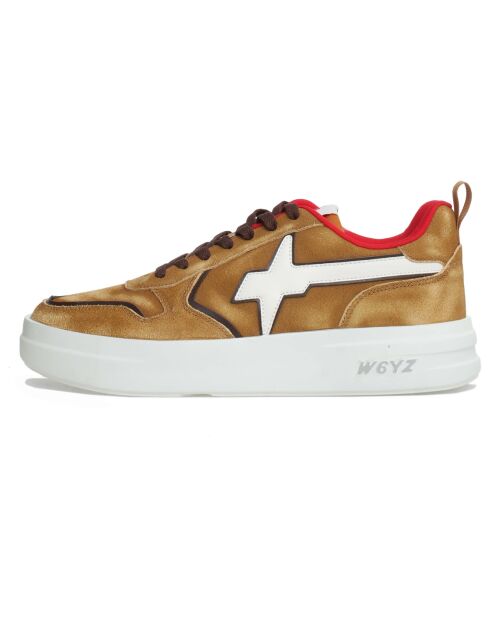 Sneakers en Cuir Bond marron