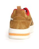 Sneakers en Cuir Bond marron