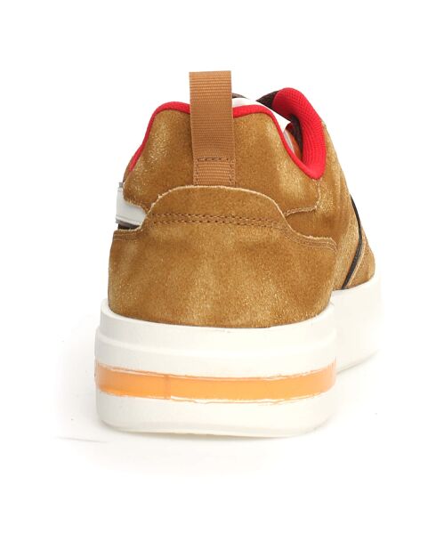 Sneakers en Cuir Bond marron