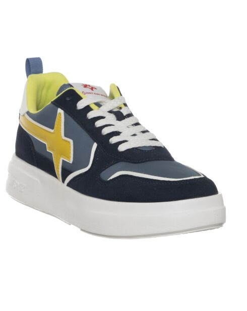 Sneakers en Cuir Bond bleues