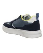 Sneakers en Cuir Bond bleues