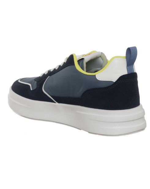 Sneakers en Cuir Bond bleues