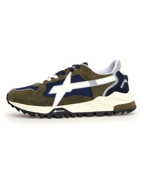 Sneakers en Cuir Breeze kaki