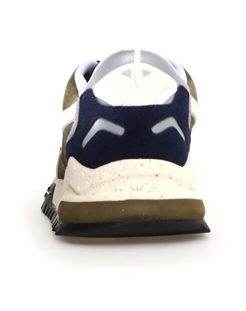 Sneakers en Cuir Breeze kaki