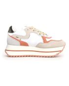 Sneakers en Cuir Deva beiges