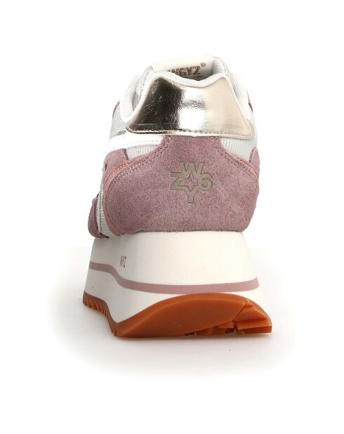 Sneakers en Cuir Deva grises