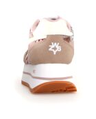 Sneakers en Cuir Deva beiges