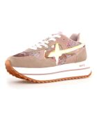 Sneakers en Cuir Deva beiges