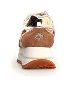 Sneakers en Cuir Deva beiges