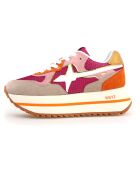 Sneakers Deva aus beigem Leder