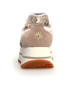 Sneakers en Cuir Deva beiges