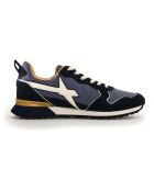 Sneakers en Cuir Jet bleu marine