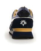 Sneakers en Cuir Jet bleu marine