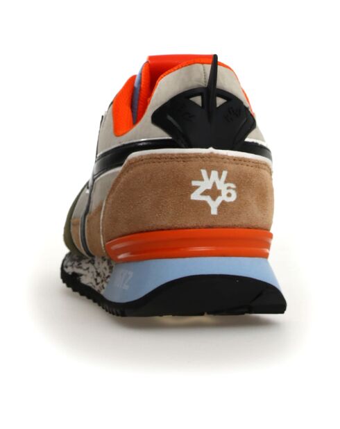 Sneakers en Cuir Jet kaki