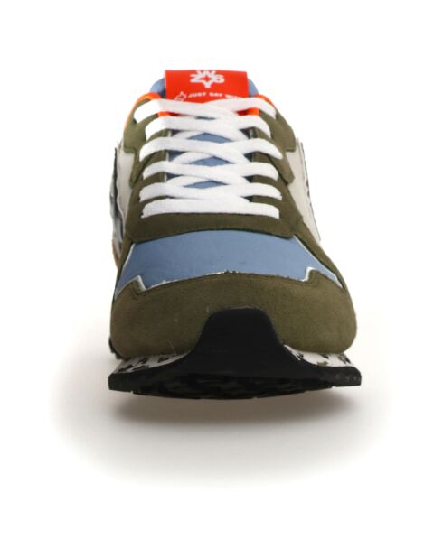 Sneakers en Cuir Jet kaki