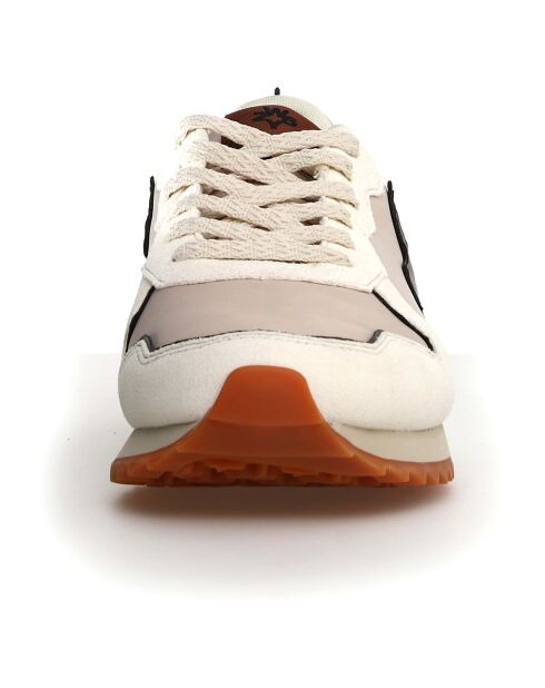 Sneakers en Cuir Jet beiges
