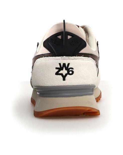 Sneakers en Cuir Jet beiges