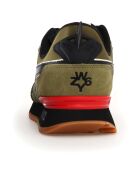 Sneakers en Cuir Jet kaki