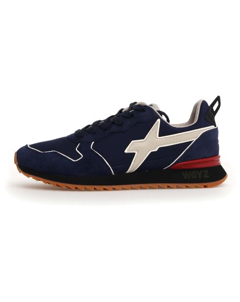Sneakers en Cuir Jet bleu marine