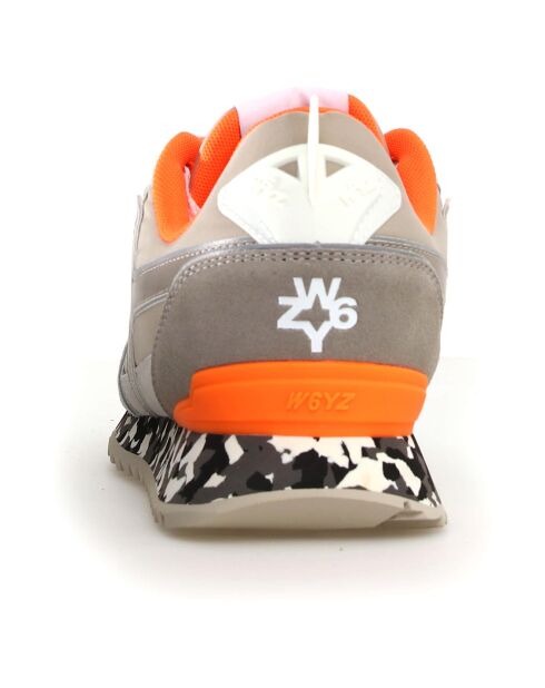 Sneakers en Cuir Jet beiges