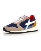 Sneakers en Cuir Jet beiges