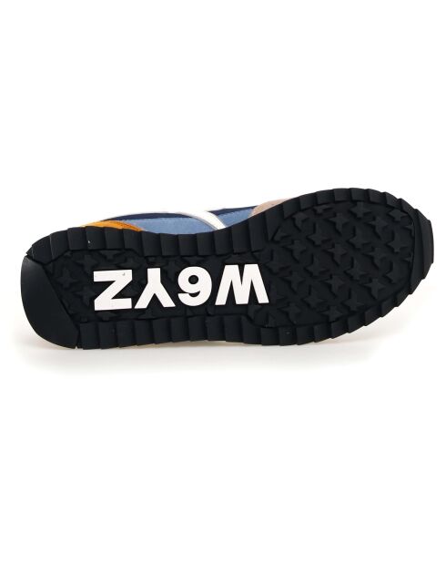 Sneakers en Cuir Jet beiges