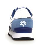 Sneakers blu in pelle Jet