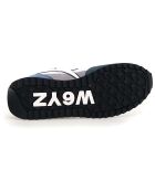 Sneakers blu in pelle Jet