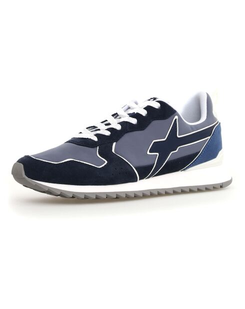 Sneakers en Cuir Jet bleu marine