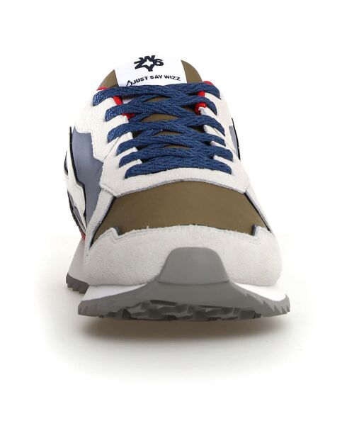 Sneakers en Cuir Jet kaki