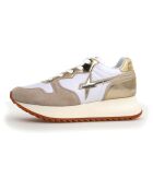 Sneakers en Cuir Jet beiges