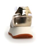 Sneakers en Cuir Jet beiges