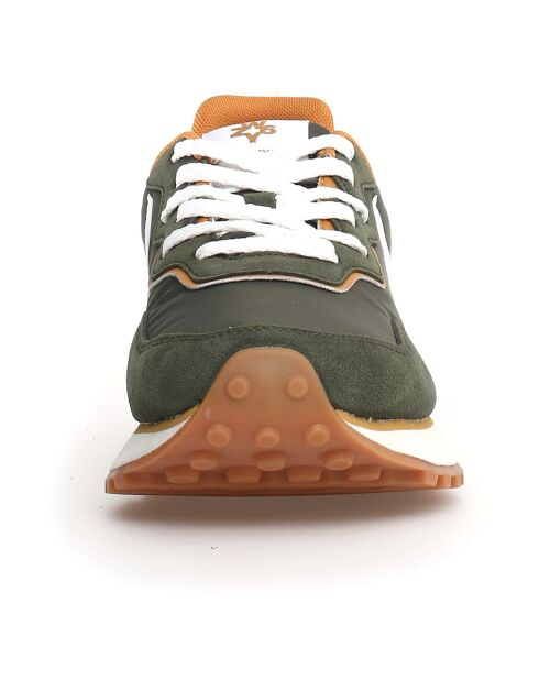 Sneakers en Cuir Jet2 kaki