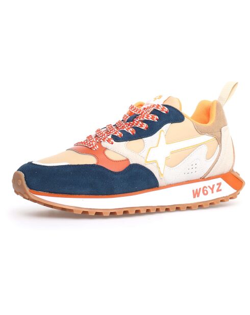 Sneakers en Cuir Loop beiges