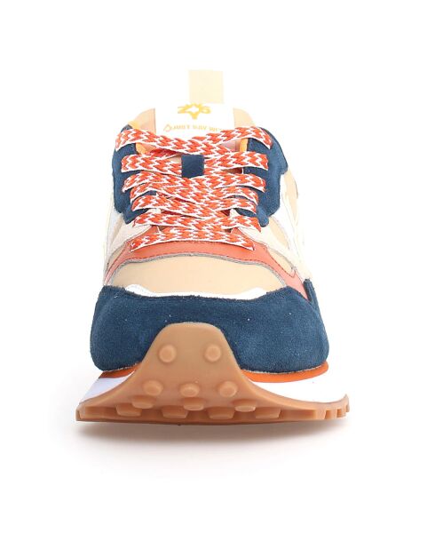 Sneakers en Cuir Loop beiges