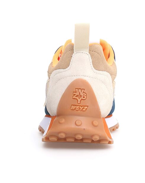 Sneakers en Cuir Loop beiges