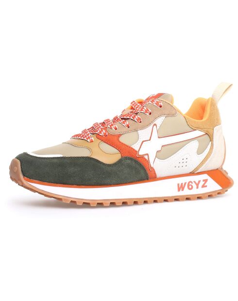 Sneakers en Cuir Loop beiges