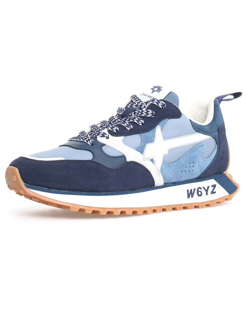 Sneakers en Cuir Loop bleues