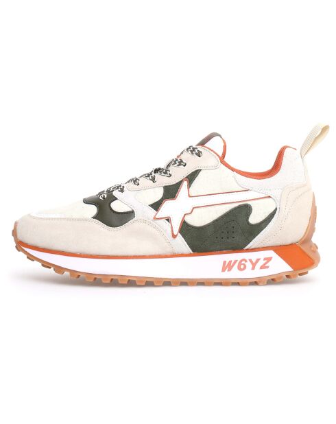 Sneakers en Cuir Loop beiges