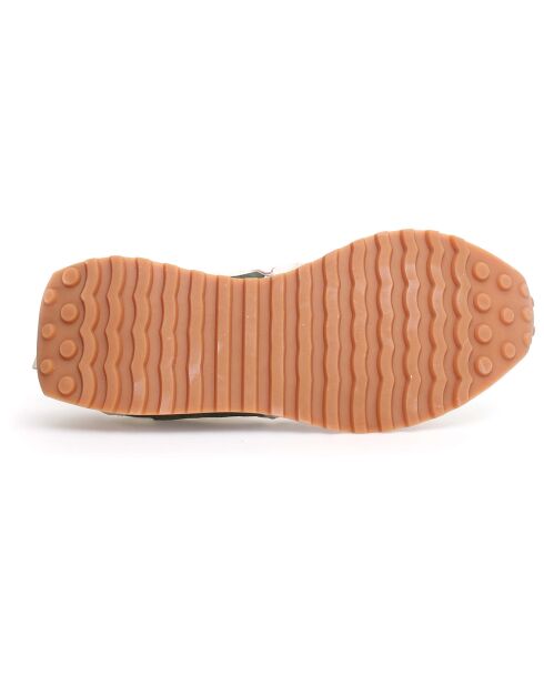 Sneakers en Cuir Loop beiges