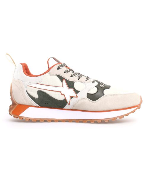 Sneakers en Cuir Loop beiges