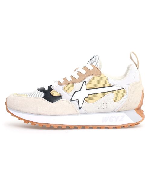 Sneakers en Cuir Loop beiges