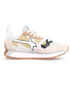 Sneakers en Cuir Loop beiges