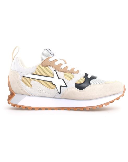 Sneakers en Cuir Loop beiges