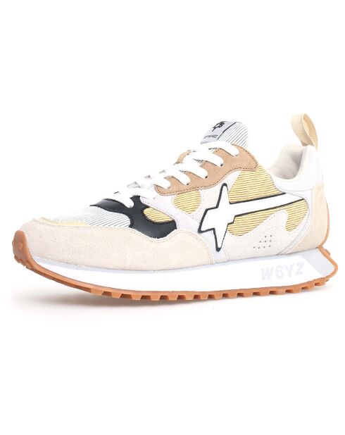 Sneakers en Cuir Loop beiges