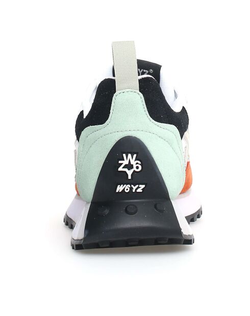 Sneakers en Cuir Loop orange